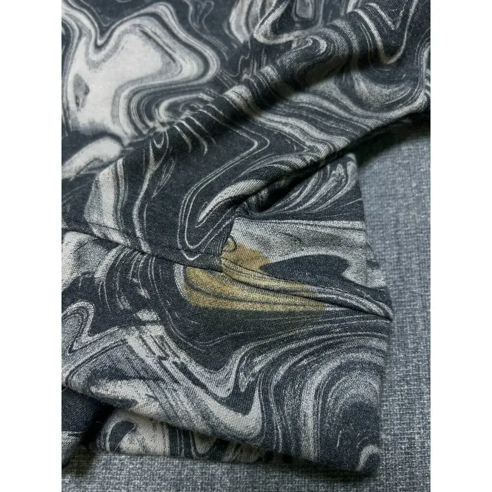 Member's Mark 1/4 Zip Hoodie Girls Small Teal River Rock Long Sleeve Preppy